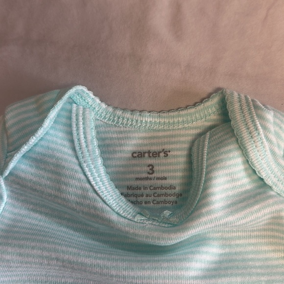 Carter’s - NWOT - Baby One Piece Set - Pink, White, blue - Picture 3 of 11